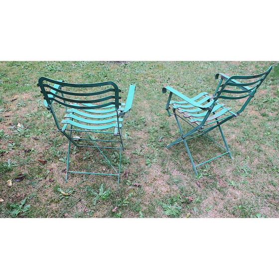 Image 1 of Paire de fauteuils de jardin en fer, 1920