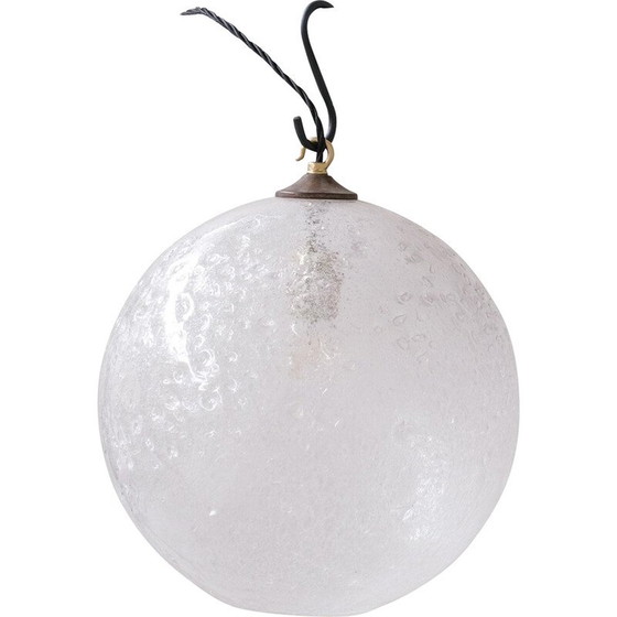 Image 1 of Lampes suspendues vintage en verre de Murano, Italie 1960