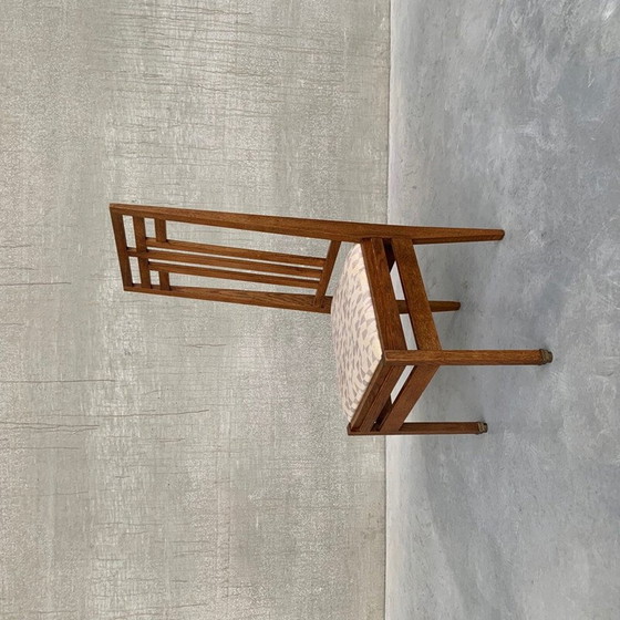 Image 1 of Ensemble de 4 chaises Art Déco de l'école de La Haye par Cornelis Van Der Sluys, Hollande, années 1930