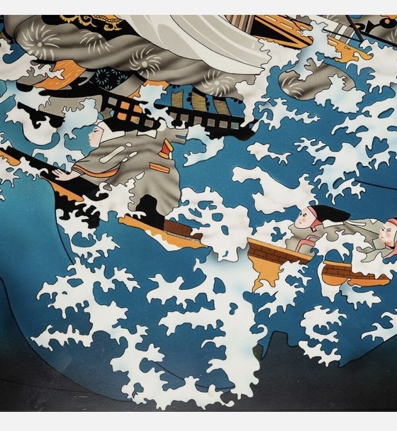 Image 1 of Hokusai, Table basse unique phosphorescente (1985)
