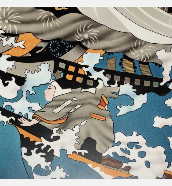 Image 1 of Hokusai, Table basse unique phosphorescente (1985)