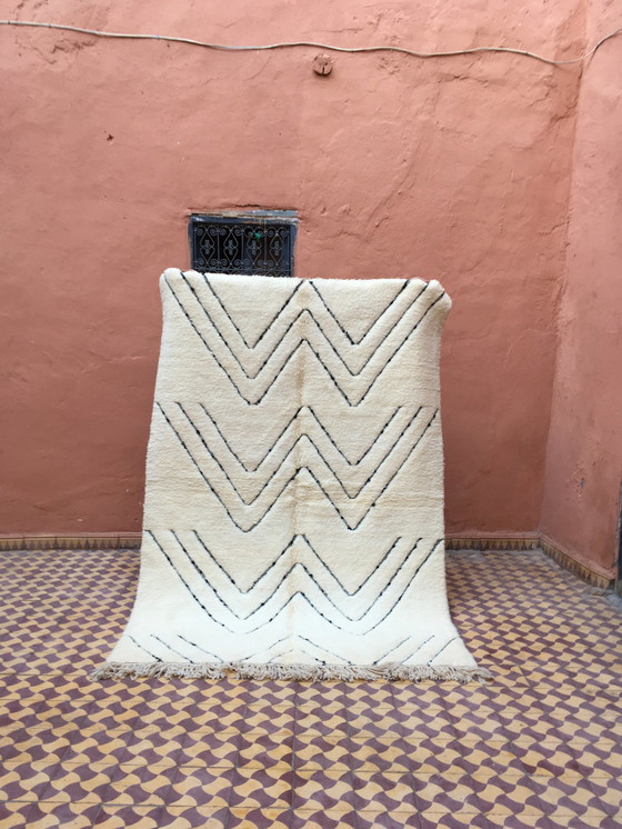 Image 1 of Tapis Beni Ouarain Berbère Marocain 237 X 167 Cm