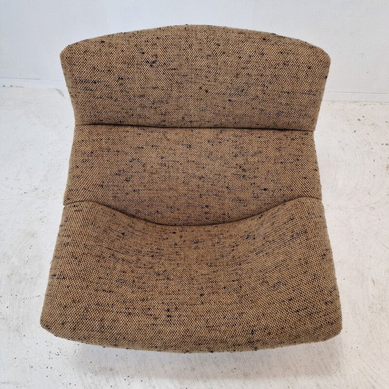 Image 1 of Fauteuil vintage F518 en bois et métal par Geoffrey Harcourt pour Artifort, 1970