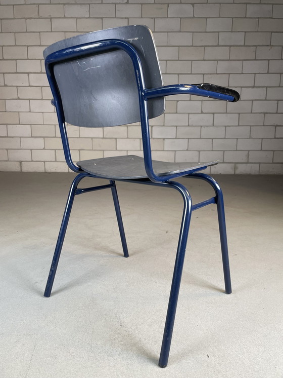 Image 1 of 5X Chaise d'école industrielle