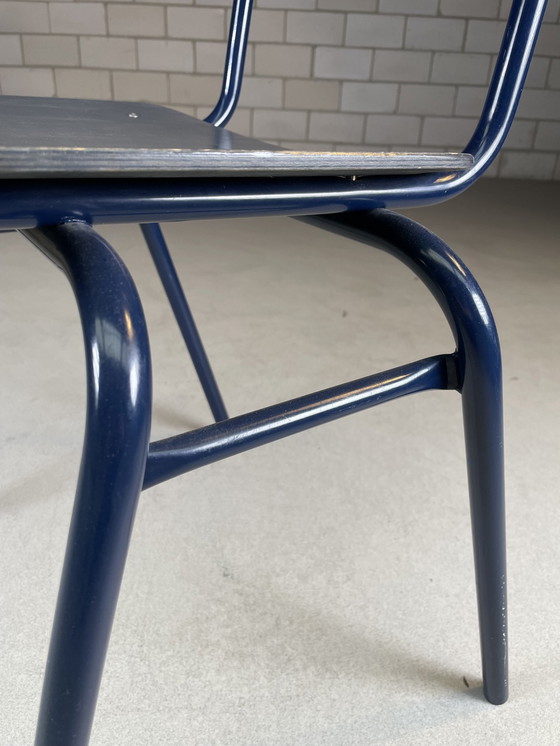 Image 1 of 5X Chaise d'école industrielle