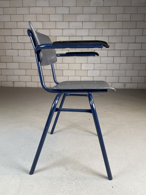 Image 1 of 5X Chaise d'école industrielle