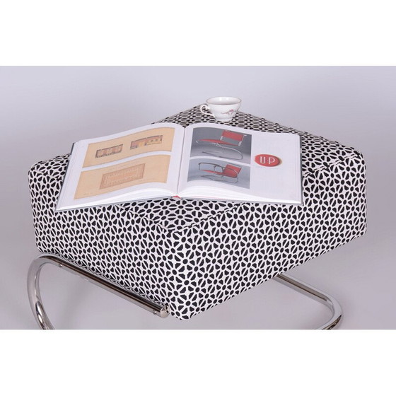 Image 1 of Tabouret vintage Bauhaus en acier chromé par Robert Slezák, Tchécoslovaquie 1930