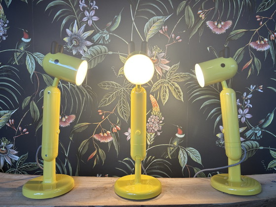 Image 1 of 3X Lampe Ikea Krux - Jaune