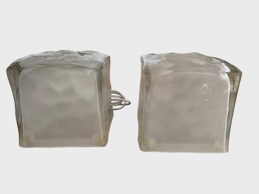 2 X Iviken, Ice Cube, lampes de table Ikea