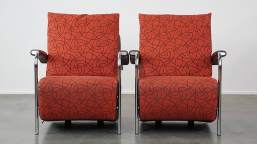 2 X Fauteuil Leolux Design Modèle Scylla