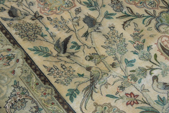 Image 1 of Tapis persan Ancien Isfahan Très Fin Avec Soie 240 X 154 Cm