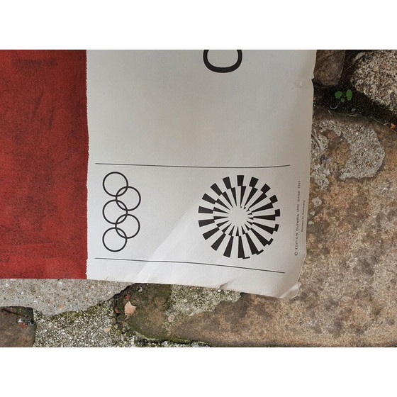 Image 1 of Affiche originale des Jeux olympiques de Munich par Serge Poliakoff, 1972