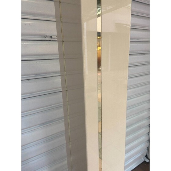 Image 1 of Lampadaire vintage en laiton et plexiglas par Maison Romeo, 1980