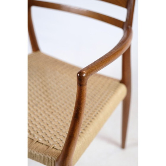 Image 1 of Paire de fauteuils en teck vintage par N.O. Møller pour J. L. Møllers Møbelfabrik, 1962s