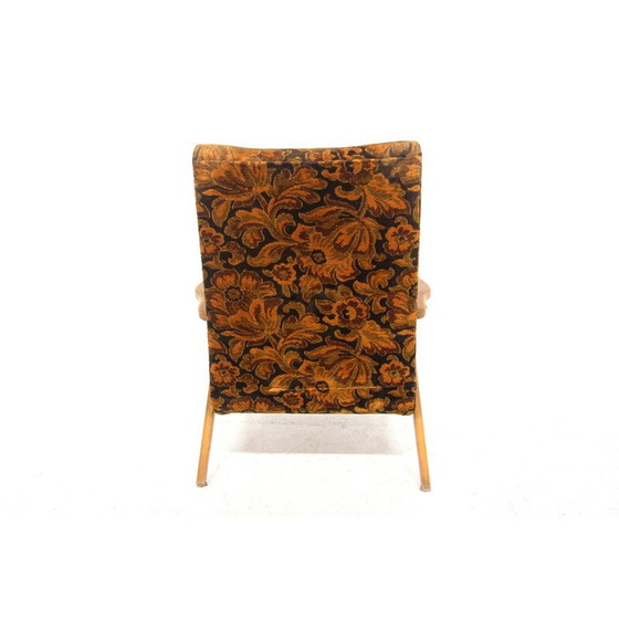 Image 1 of Fauteuil scandinave vintage en bois de hêtre, Suède 1950
