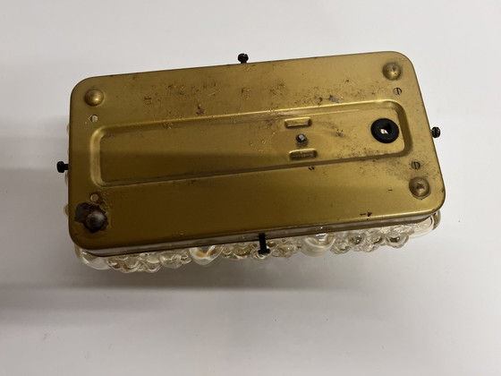 Image 1 of Lampe murale vintage Mid Century style Helena Tynell huile brillante or 'Bubbles'.