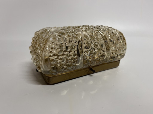 Lampe murale vintage Mid Century style Helena Tynell huile brillante or 'Bubbles'.