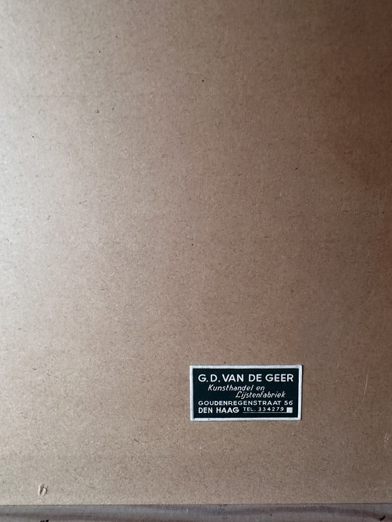 Image 1 of Peinture vintage avec cadre