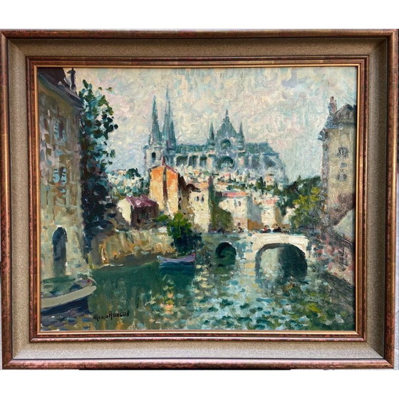 Image 1 of Tableau vintage par Merio Ameglio, années 1950