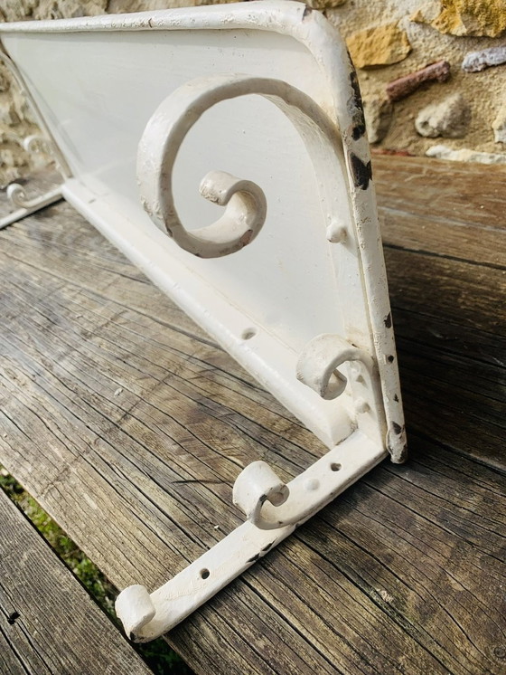 Image 1 of Set Of 2, Vintage, French Garden Shelves, 1930's