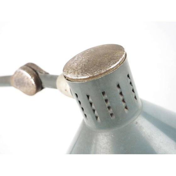 Image 1 of Jumo GS1 lampe d'atelier vintage en tôle émaillée et aluminium, 1920