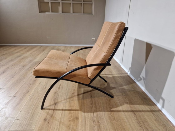 Image 1 of Harvink - Fauteuil Oncle Sam - Cognac - Cuir - Design