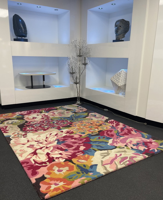 Image 1 of Brink & Campman Sanderson Rose & Peony Cerise Tapis