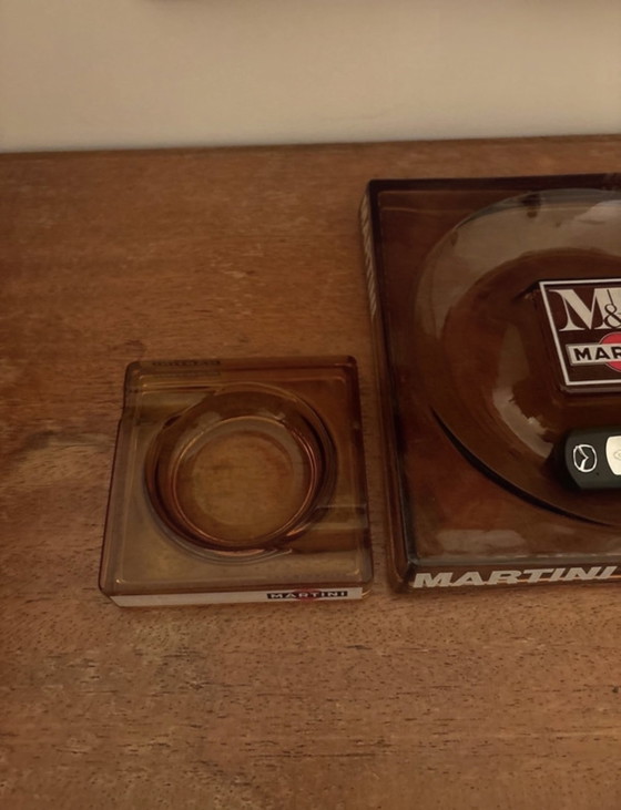 Image 1 of Petit Cendrier Martini Vintage 