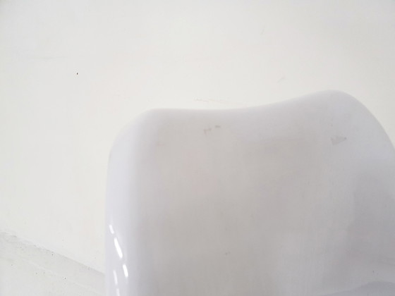 Image 1 of Chaise tulipe blanche de Rudi Bonzanini, Italie, 1970's