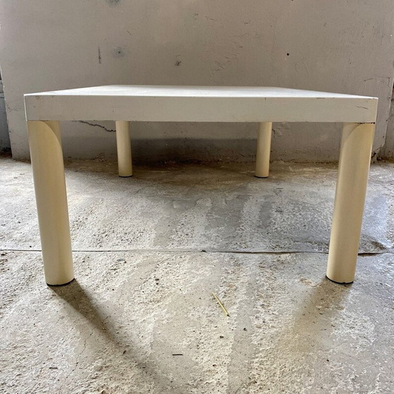 Image 1 of Table basse vintage en métal beige clair de Kartell, 1978