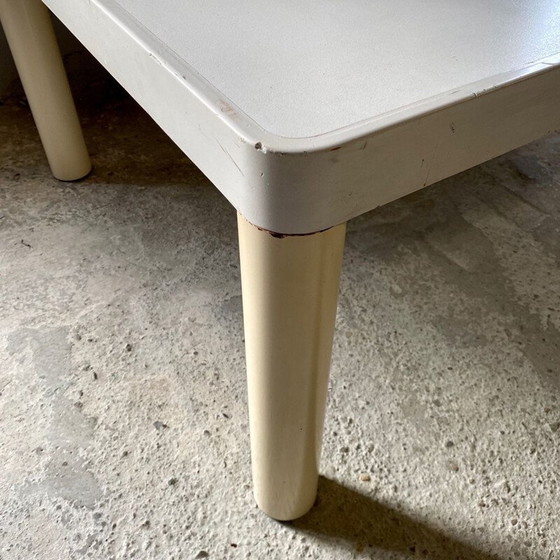 Image 1 of Table basse vintage en métal beige clair de Kartell, 1978
