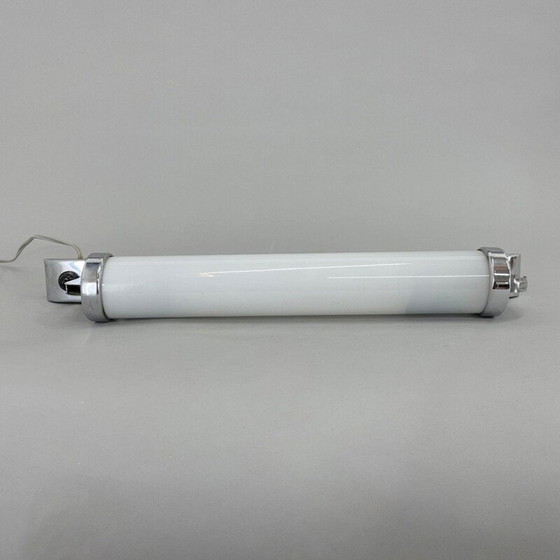 Image 1 of Lampe murale Bauhaus vintage en chrome, années 1930