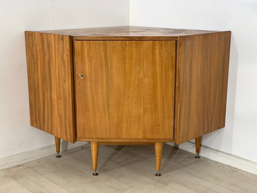 Mid Century armoire d'angle commode vintage
