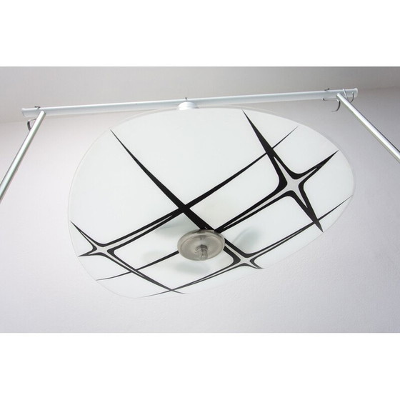Image 1 of Lampe suspendue chromée vintage, Tchécoslovaquie 1950-1960
