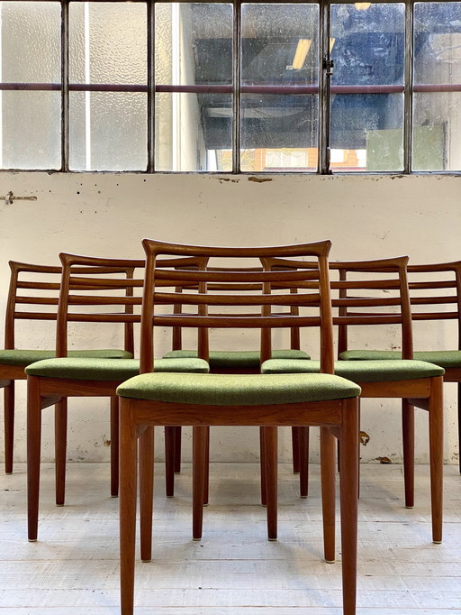 Set Of 6 Dining Chair By Erling Tørvits For Sorø Stolefabrik In Danish Modern Design