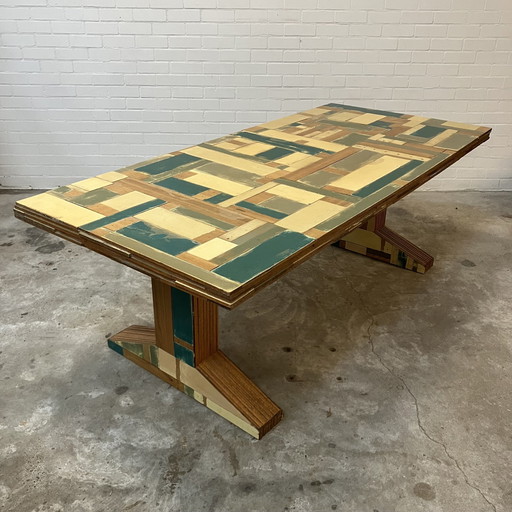 Table design en bois de rebut Piet Hein Eek Style