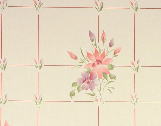 Image 1 of 5063 Papier peint vintage original rétro pour la cuisine