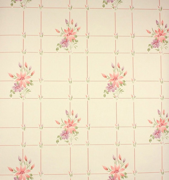 Image 1 of 5063 Papier peint vintage original rétro pour la cuisine