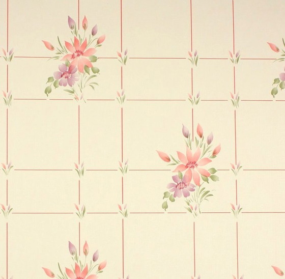 Image 1 of 5063 Papier peint vintage original rétro pour la cuisine