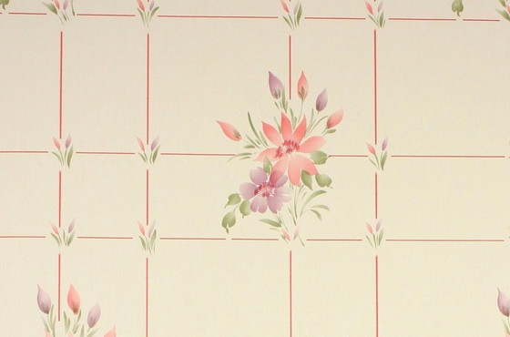 Image 1 of 5063 Papier peint vintage original rétro pour la cuisine