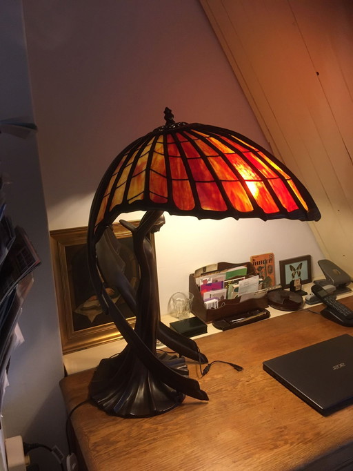 Lampe de table Art Nouveau Flying Lady