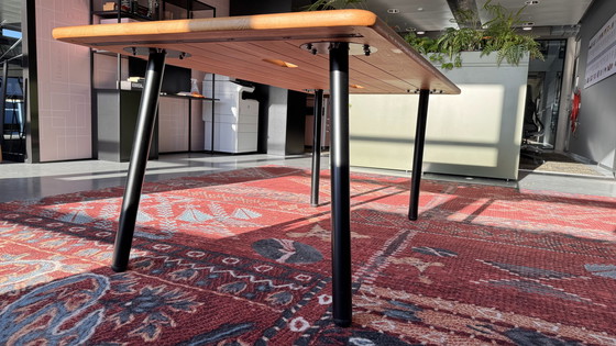 Image 1 of Ensemble complet - Grande table de travail avec 6 chaises Setter