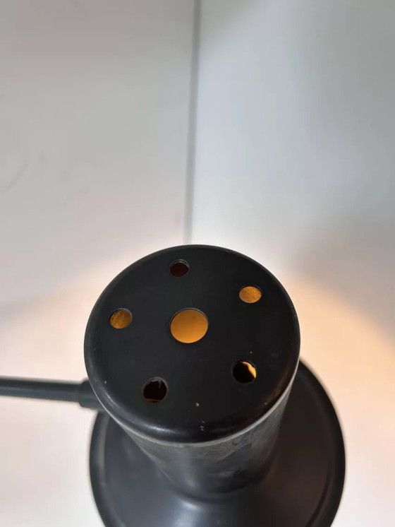 Image 1 of 2X Appliques Orientables En Métal Noir Mat, France 1960