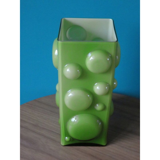 Image 1 of Vase vintage en verre soufflé, Danemark 1975
