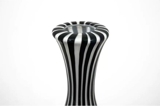 Vase zébré noir et blanc de Leonardo