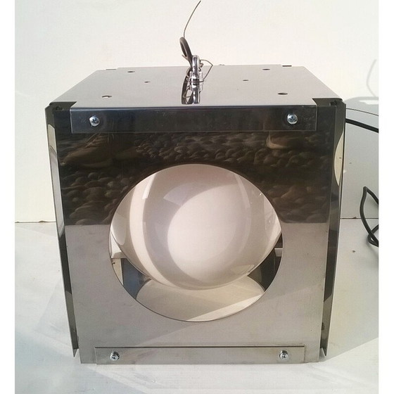 Image 1 of Lampe suspendue cubique vintage par Paolo Tiche pour Sirrah, 1970