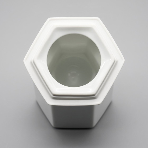 Image 1 of Rosenthal Jane Osbornes Smith Boîte en porcelaine de collection avec couvercle 90S Postmodern