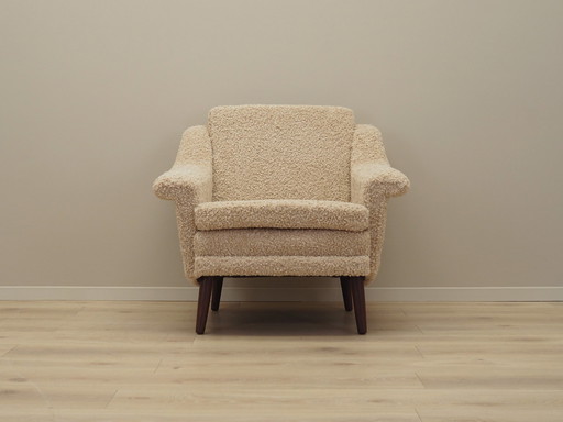 Fauteuil beige, Design danois, 1970S, Production : Danemark