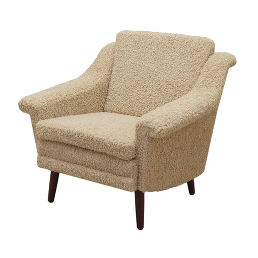 Fauteuil beige, Design danois, 1970S, Production : Danemark