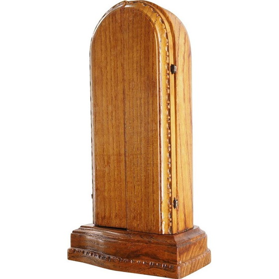 Image 1 of Autel vintage en bois sacré sculpté à la main